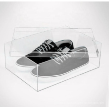 OLEG factory price wholesale customized shoe cases transparent acrylic shoe box